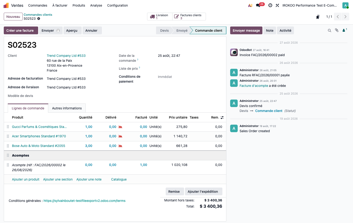 Vue formulaire et boutons intelligents