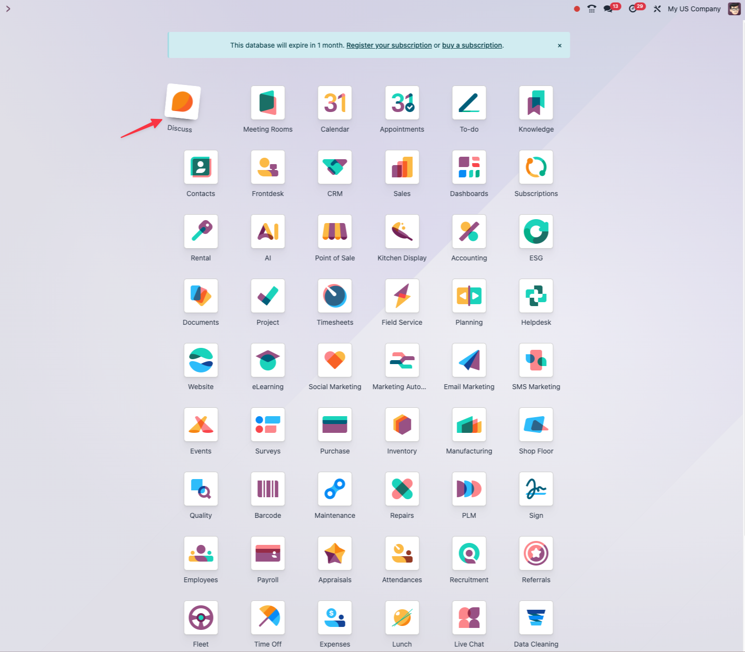 Réorganisation des applications favorites
